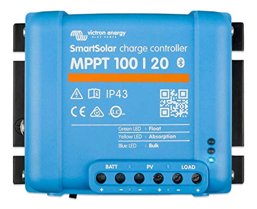 Victron Energy SmartSolar MPPT 100-Volt 20 amp Solar Charge Controller (Bluetooth)