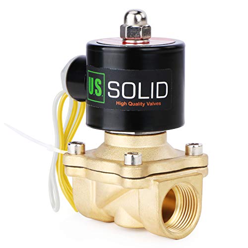 3/4' Brass Electric Solenoid Valve 110V AC Normally Closed Water, air, Diesel.