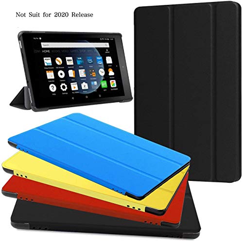 Previous Generation Fire HD 8 Tablet Case -Protective Cover with Auto Wake/Sleep for Fire HD 8 Tablet (7th and 8th Generation, 2017 and 2018 Release) Black, Not Suit for 10th 2020 Release