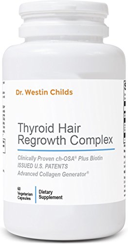 Dr. Westin Childs - Thyroid Hair Regrowth Complex - Thyroid Hair, Skin & Nails Vitamin Designed to Naturally Support Hair Growth & Strength - Vegetarian, Non GMO - 30 Day Supply