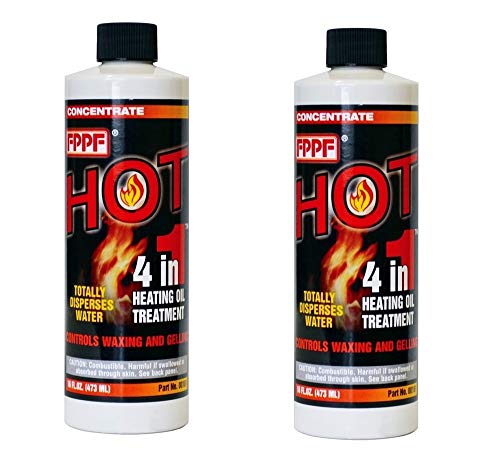 FPPF Chemical Co 00161 16 OZ HOT 4-in-1 Heating Oil Treatment (2 Bottles)