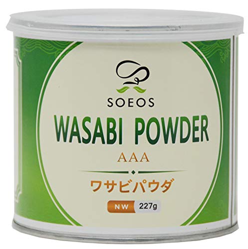 Soeos Premium Wasabi Powder, Grade AAA Wasabi Powder， 8oz (227g).