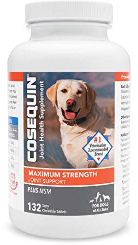 COSEQUIN w/MSM Chewable Tablets, 132 ct