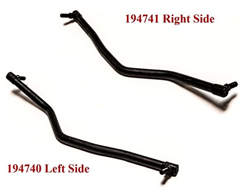 Jeremywell Two Drag Links 194740 Left and 194741 Right Hand Steering fits Craftsman Husqvarna