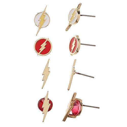 The Flash Lightning Bolt Logo Earrings Pack