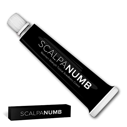 SCALPA NUMB Maximum Strength 5% Lidocaine Numbing Cream, Topical Pain Relief Anesthetic Ointment Gel 10g