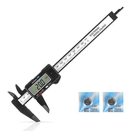 Digital Caliper, Sangabery 0-6 inches Vernier Caliper with Large LCD Screen, Auto - off Feature, Inch and Millimeter Conversion Measuring Tool, Perfect for Household/DIY Measurment, etc