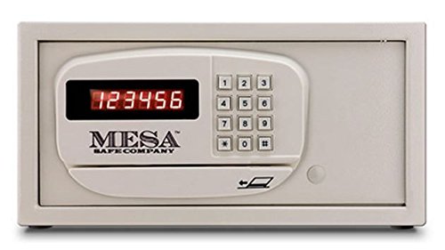 Mesa MH101E-WHT-KA Hotel Safe in White with Electronic Lock
