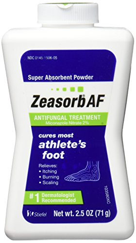 Zeasorb Antifungal Powder Treatment For Athletes Foot - 2.5 Oz (3 Pack)