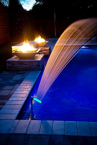 Pool Fountain Swimming Pool Accessories - Waterfalls Cool Warm Pool Water Temperatures, Sprinkler Aerates for Fresh Pool Water, Fits 1.5' Threaded InGround & Above Ground Pool Fountains Return Jets