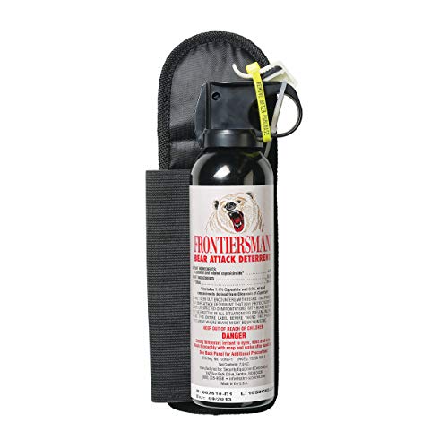 SABRE Frontiersman Bear Spray 7.9 oz (Holster Options & Multi-Pack Options) Maximum Strength & Larger Protective Barrier!