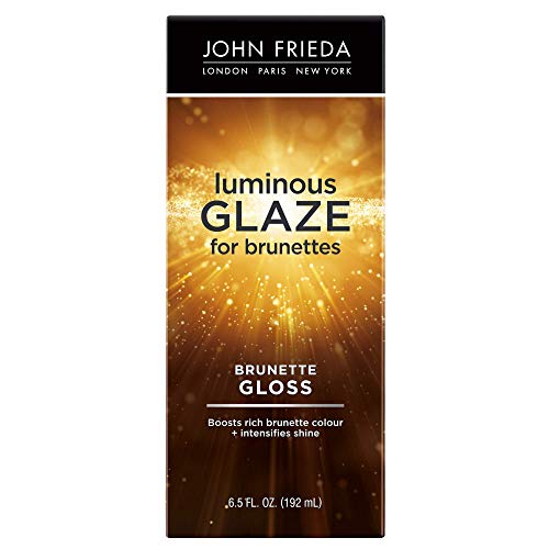 John Frieda Brilliant Brunette Luminous Glaze, 6.5 Ounce Colour Enhancing Glaze, Designed to Fill Damaged Areas for Smooth, Glossy Brown Color (15100)