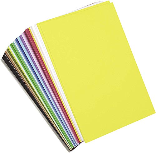 Darice Foamies Foam Multipack – Assorted Vibrant Colors – for Craft Projects with Kids, Classrooms, Camps, Scouts, Parties – 6” x 9, 40 Sheets Per Pack, 6' x 9' (Pack of 40), Count