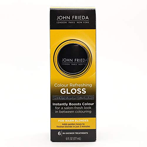 John Frieda Colour Refreshing Gloss, Warm Blonde, 6 Ounce