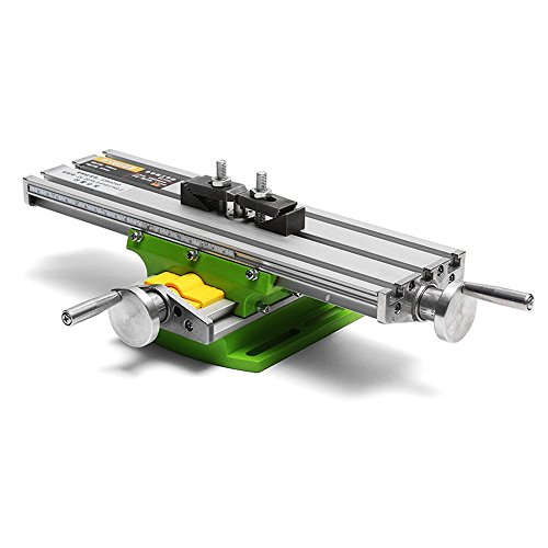 Lukcase Multifunction Worktable Milling Working Table Milling Machine Compound Drilling Slide Table For Bench Drill(Medium-Sized)