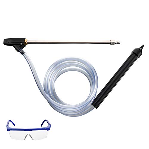 Tool Daily Pressure Washer Sandblasting Kit, Wet Sandblaster Attachment, 2500 PSI, 1/4 Inch Quick Connect