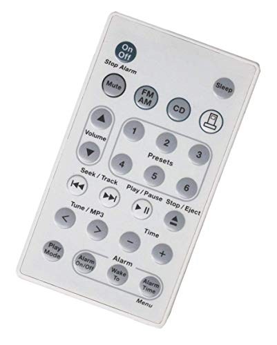 New Remote Control Replaced for Bose Wave Music System AWRCC1 AWRCC2 aka Wave Radio/CD II (White Color)