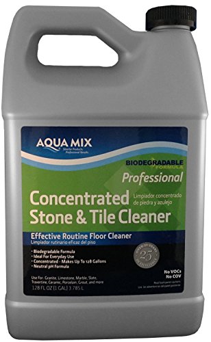 Aqua Mix Concentrated Stone and Tile Effective Routine Floor Cleaner 1 Gallon