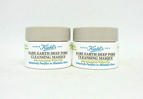 Kiehl's Rare Earth Deep Pore Cleansing Masque & Daily Cleanser Travel Size, Set of 2