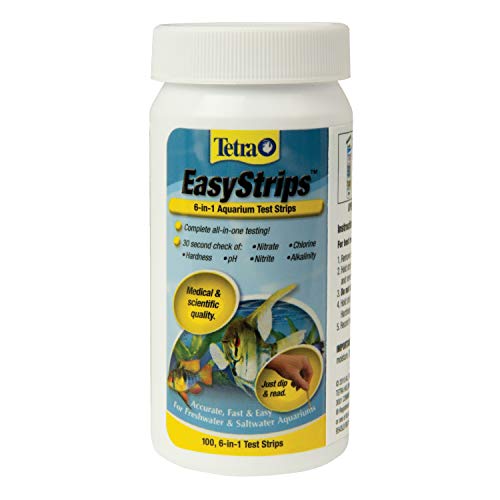 Tetra EasyStrips 6-In-1 aquarium Test Strips, Water Testing, Model:19543