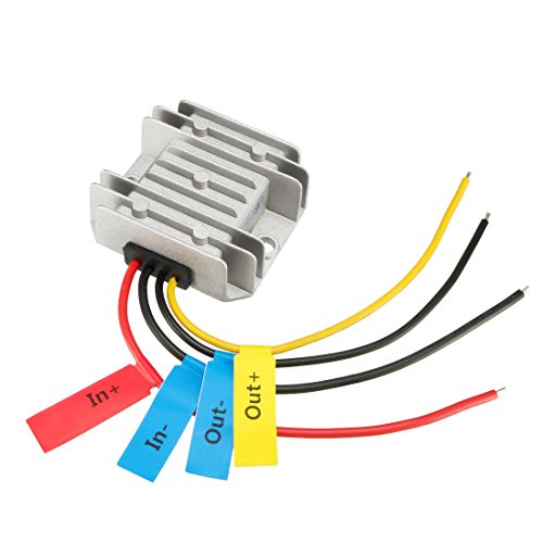 uxcell Voltage Converter Regulator DC/DC DC 12V Step-Up to DC 48V 2A 96W Power Boost Transformer Waterproof