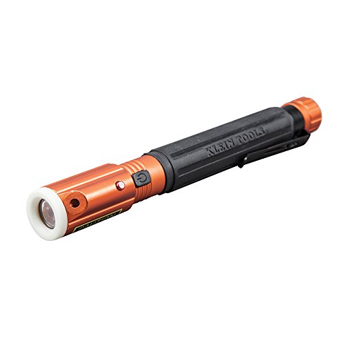 Klein Tools 56026 Pen Flashlight, Inspection Penlight with Laser Pointer