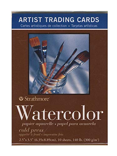 Strathmore Artist Trading Cards 400 Series Watercolor 10 Sheets/Pack [Pack of 6]