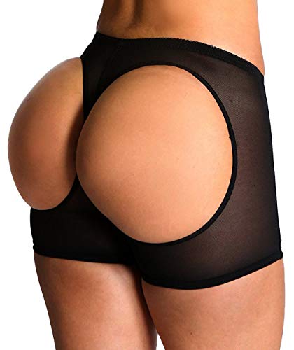 FUT Women's Body Shaper Butt Lifter Tummy Control Seamless Panty Black