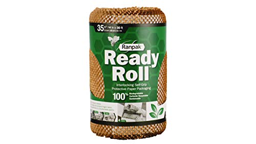 30' x 14' Ranpak Ready Roll Geami Protective Paper Cushioning Wrap (Bubble Alternative)