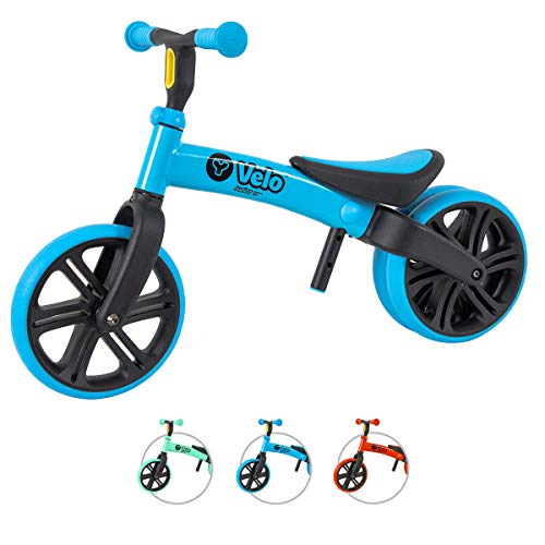 Yvolution Y Velo Junior Toddler Bike | No-Pedal Balance Bike | Ages 18 Months to 4 Years (Blue (New 2020))