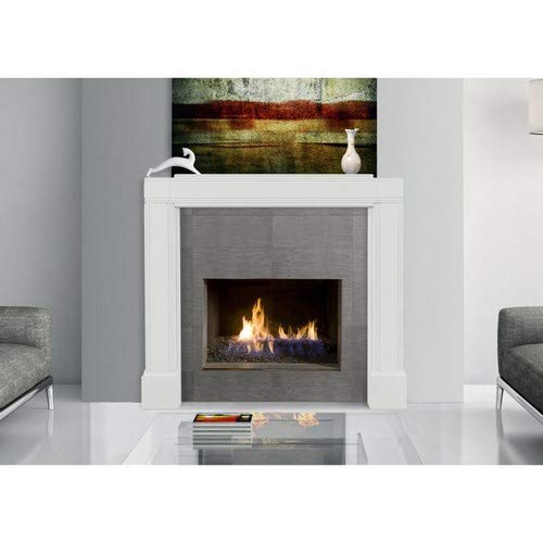 Pearl Mantels 201 Emory Fully Adjustable Mantel Surround, White