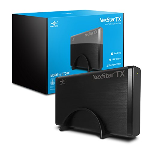 Vantec NexStar TX 3.5' USB 3.0 Hard Drive Enclosure (NST-328S3-BK)