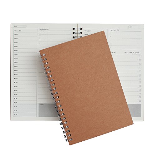 Time Management Manual and Planner - 48 Sheets – 130 millimeters by 190 millimeters - Daily Planning - Get Your Life Organized