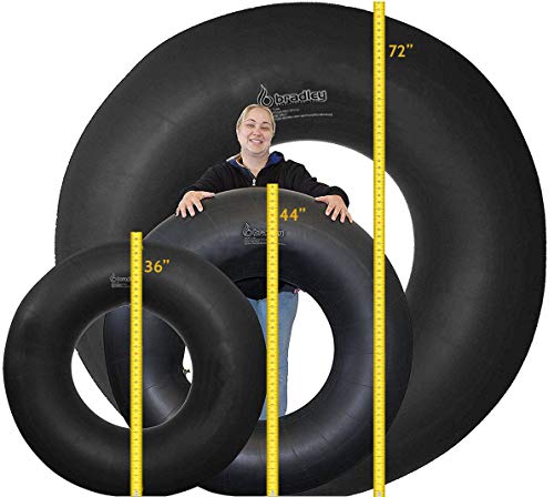 Bradley 44' Rubber Snow Tube | River Rafting, Sledding Float | Pool Closing Inner Tube | Truck Inner Tubes