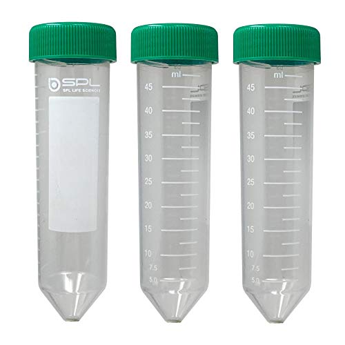 SPL 50ml Conical Centrifuge Tube PP/HDPE, Sterile Non - pyrogenic, Non - cytotoxic, DNase/RNase - Free, Human DNA - Free (500 Tubes)