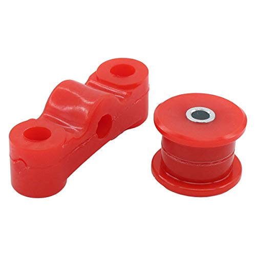 XtremeAmazing Red Manual Transmission Shifter Stabilizer Bushing Kit for D Series