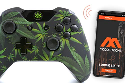 420 Black Smart Rapid Fire Custom Modded Controller for Xbox One S Mods FPS Games and More. Control Your mod via The MZ Titan APP