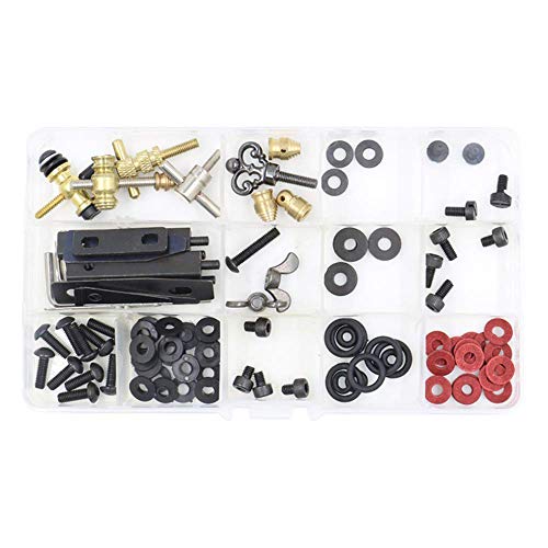 DIY Tattoo Machine Parts Kit, Tazay Tattoo Machine Repair Kit with Box Tattoo Accessories for Tattoo Machine Repair and Tattoo Supplies