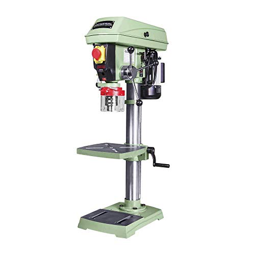 GENERAL INTERNATIONAL 12' Commercial Benchtop Drill Press - Variable Speed Drilling Machine with Bulit-in Laser Guide & Anti-Vibration Technology - 75-010 M1