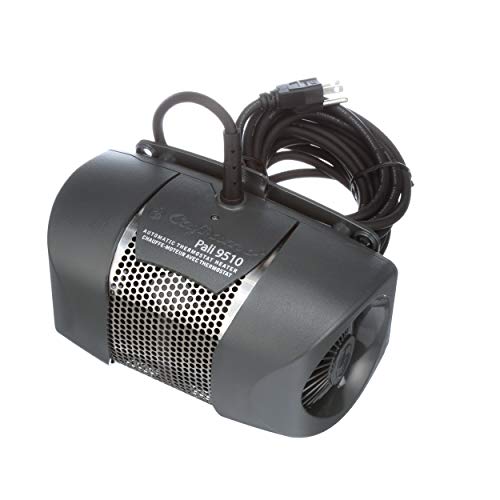 Caframo Pali Engine Compartment Heater, Small, Silver/Black, 9.0” x 4.75” x 7.0”