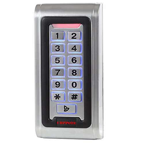 UHPPOTE Waterproof IP68 Metal Case Stand-Alone Access Control Keypad with Wiegand 26 bit Interface for 125khz RFID Card