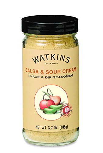 Watkins Salsa & Sour Cream Snack & Dip Seasoning, 3.7 Ounce, 12 Count