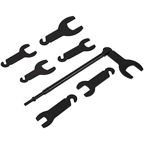 43300 Pneumatic Fan Clutch Wrench Set Removal Tool Kit Gear Assisted Positioning Tool for Ford GM Chrysler by Lucky Seven