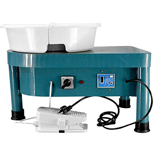 A.B Crew Pottery Forming Machine 350W Electric Pottery Wheel with Foot Pedal DIY Clay Tool Ceramic Machine Work Clay Art Craft