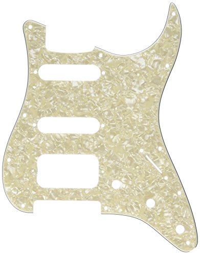 Fender Lone Star Pickguard, White Moto