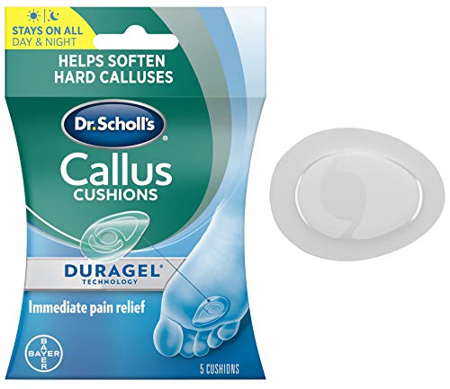 Dr. Scholl's CALLUS CUSHION with Duragel Technology, 5ct // Relieves Callus Pressure and Provides Cushioning Protection against Shoe Pressure and Friction for All-Day Pain Relief