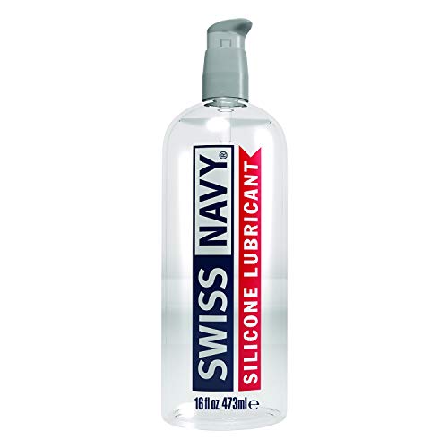 Swiss Navy Premium Silicone Sex Lubricant, 16 Ounce, MD Science Lab