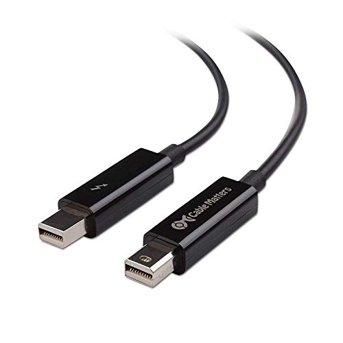 Certified Cable Matters Thunderbolt Cable (Thunderbolt 2 Cable) in Black 3.3 Feet