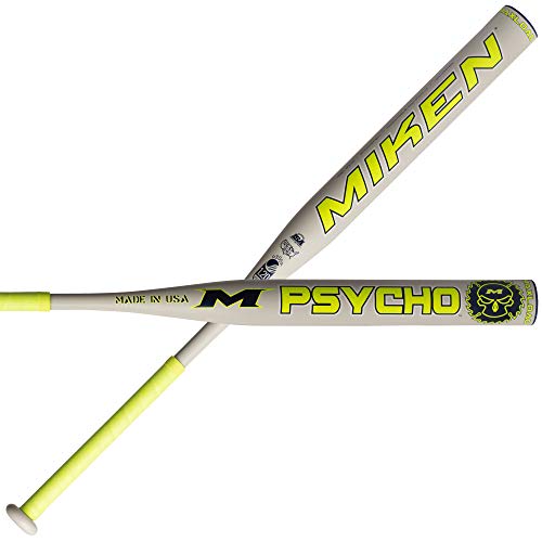 Miken 2019 Psycho USSSA 1-Piece Maxload Slowpitch Softball Bat, 14' barrel, 26 oz