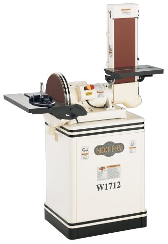 SHOP FOX W1712 1.5-Horsepower 6/12-Inch Combination Disc and Belt Sander